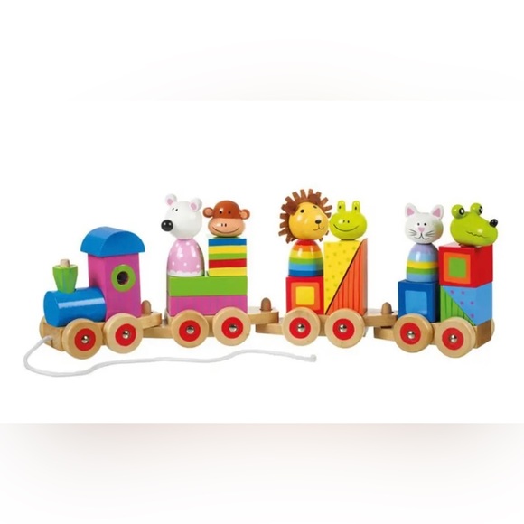 Orange Tree Toys Animal Puzzle Train - Picture 1 of 3